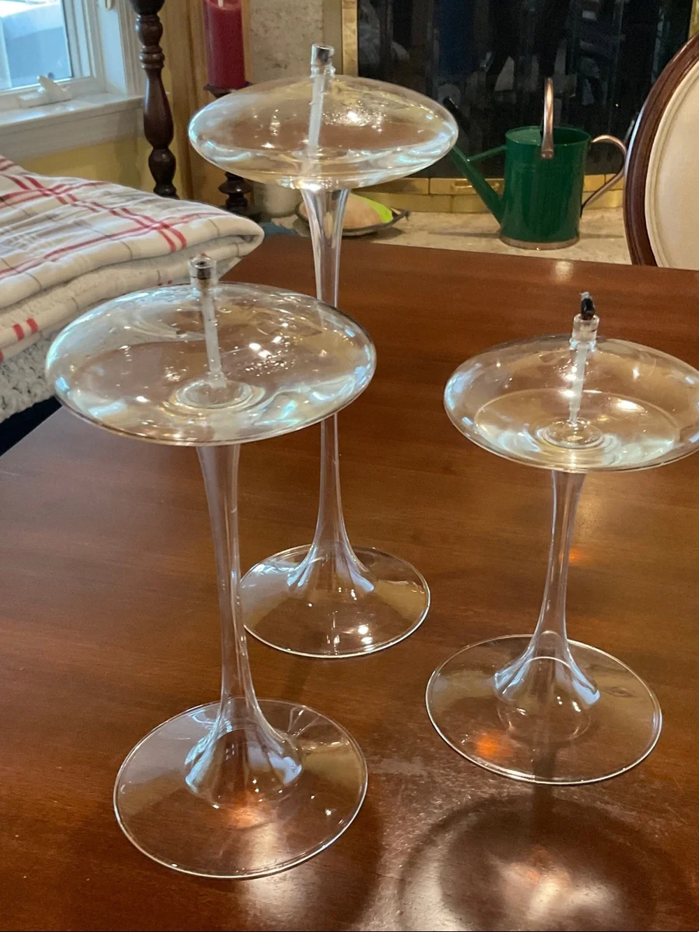 Decorative Oil Lamps Set of 3